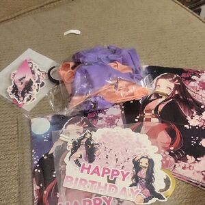 Purple and Pink Party Decorations Set